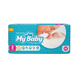 پوشک سایز 2 (44 عددی)مای بیبی